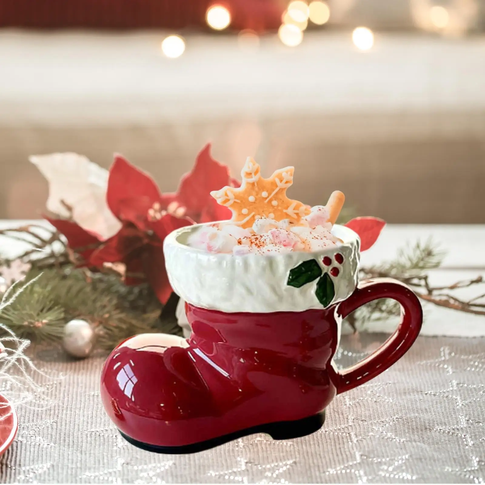 Christmas Shoe Cartoon Mug
